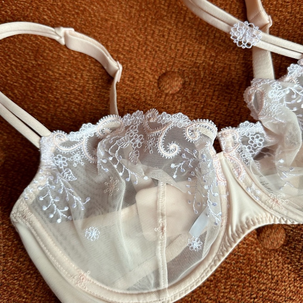 Simone Perele Delice Sheer Demi Bra - Blush
